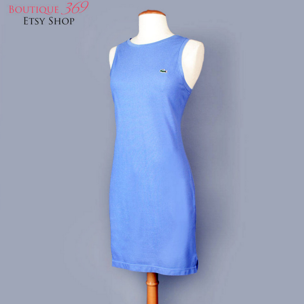Lavender Blue Vintage Lacoste IZOD Cotton Dress